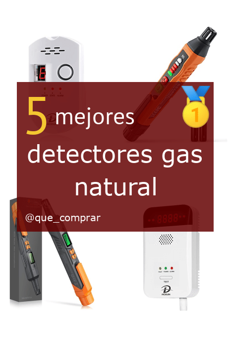 Mejores detectores gas natural