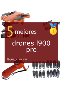 Mejores drones l900 pro