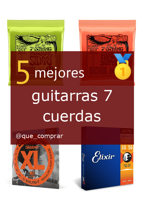 Mejores Guitarras 7 cuerdas
