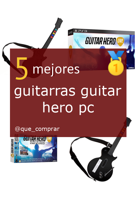 Mejores Guitarras Guitar Hero PC