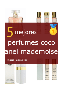 Mejores perfumes coco chanel mademoiselle