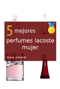 Mejores perfumes lacoste mujer