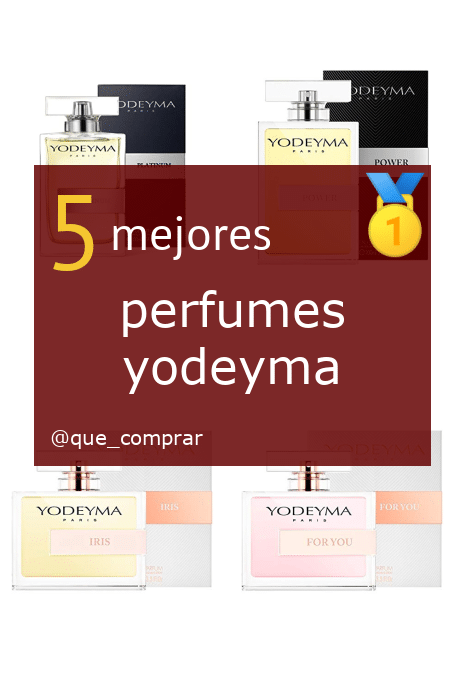 Mejores perfumes yodeyma