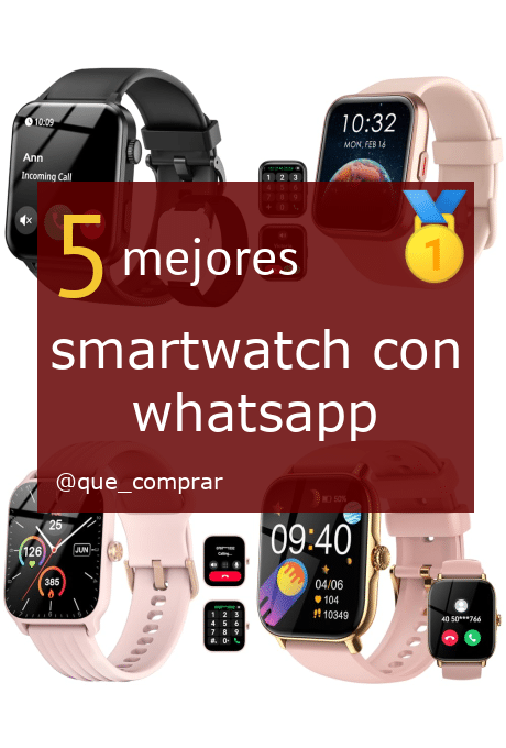Mejores smartwatch con whatsapp