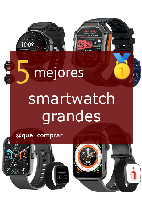 Mejores smartwatch grandes