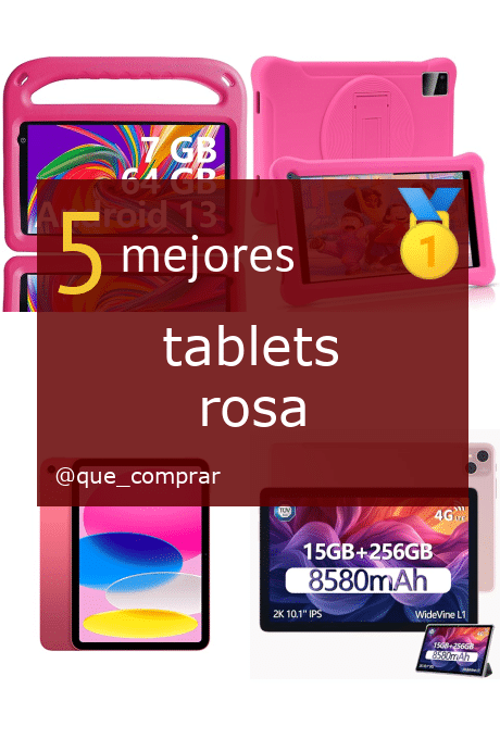 Mejores tablets rosa