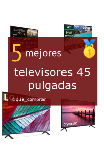 Mejores televisores 45 pulgadas