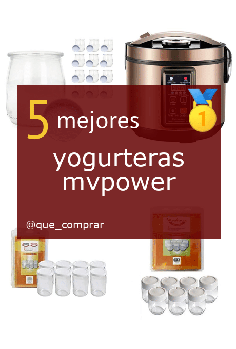 Mejores yogurteras Mvpower